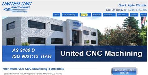 united cnc machining a paravis industries company|united cnc machining auburn.